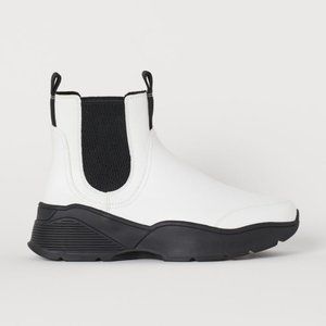 H&M Fur Lined Faux Leather Boots